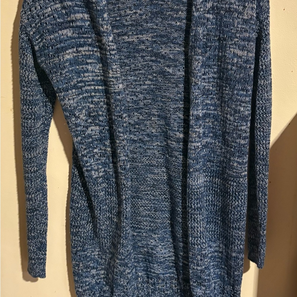 Women's Blue Knit cardigan comfy